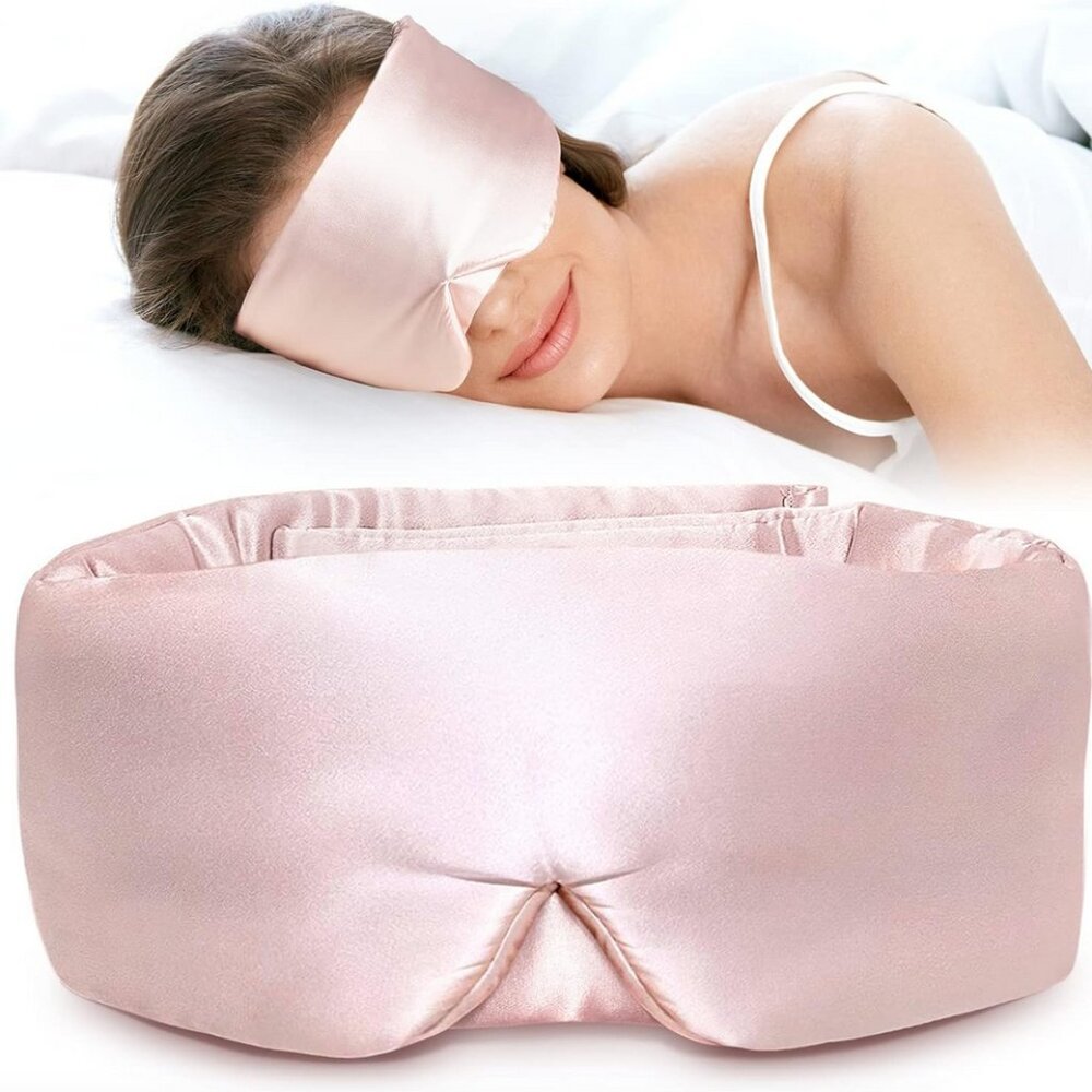 NWT LitBear 100% Silk Sleep Eye Mask